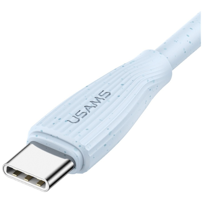 Kabel USAMS Green Series SJ714 18W 3A    USB-A do USB-C 1m różowy