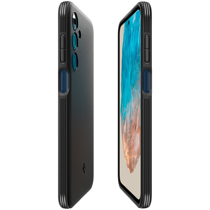 Spigen MATTE ESSENTIAL SANDBLAST GALAXY M35 5G NEGRO