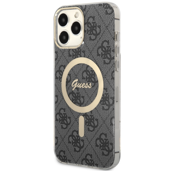 Cover Guess GUHMP13XH4STK iPhone 13 Pro Max 6,7" nero/nero durocase 4G MagSafe Case