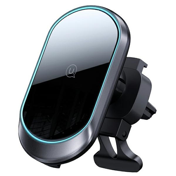 USAMS Magnet net net holder inductive Wireless Charging 15W for vent grille black/black CD182ZJ01 (US-CD182)