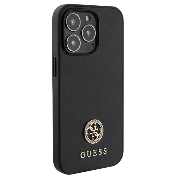Guess GUHCP13XPS4DGPK iPhone 13 Pro Max 6,7" nero/nerocase Strass Metal Logo