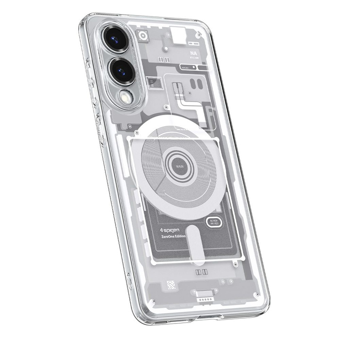 COQUE SPIGEN ULTRA HYBRID MAG MAGSAFE GALAXY S25 EDGE ZERO ONE BLANC