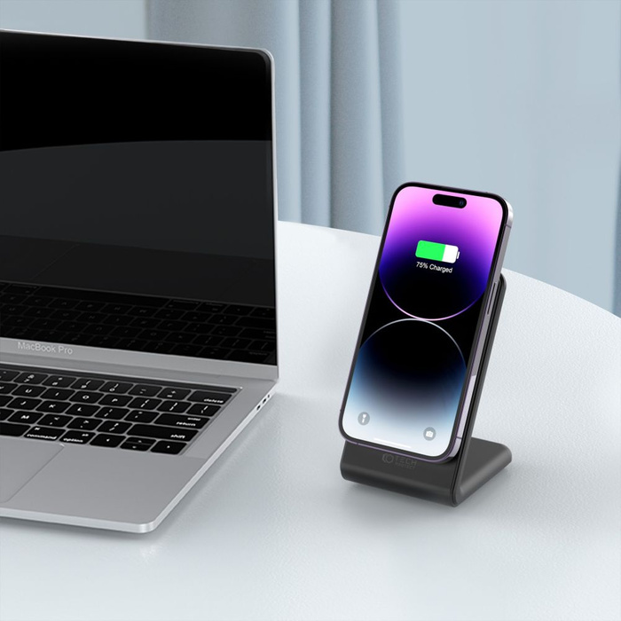 TECH-PROTECT QI15W-A23 MagNETIC MagSafe WIRELESS CHARGER BLACK