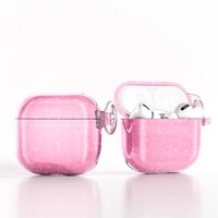 Glitzerhülle für AirPods 4 – rosa