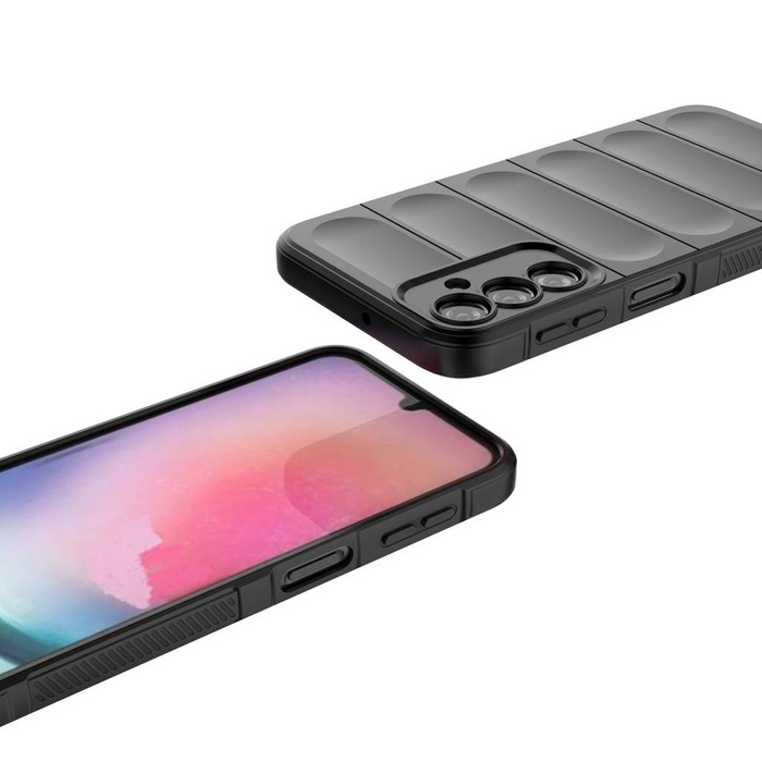 Magic Shield Case für Samsung Galaxy A24 4G flexible Panzerhülle blau