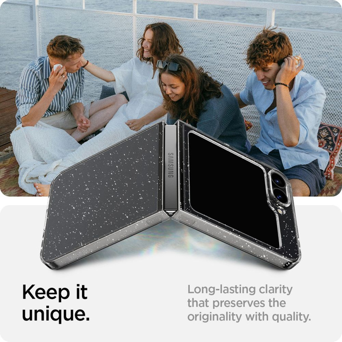 Spigen Glitter AIRSKIN GALAXY Z FLIP 6 / 7 FE CRYSTAL
