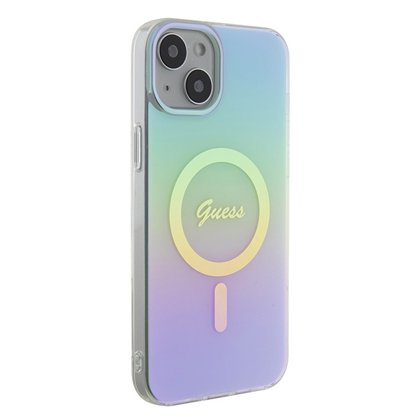 Hülle Guess GUHMP15MHITSQ iPhone 15 Plus 6,7" türkis/türkis hartcase IML Schillernd MagSafe Case