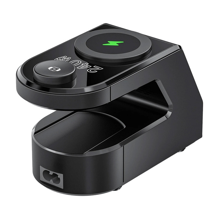 Blitzwolf BW-FW10 alarm clock with charger 2xUSB-A, 4xUSB-C, 240W