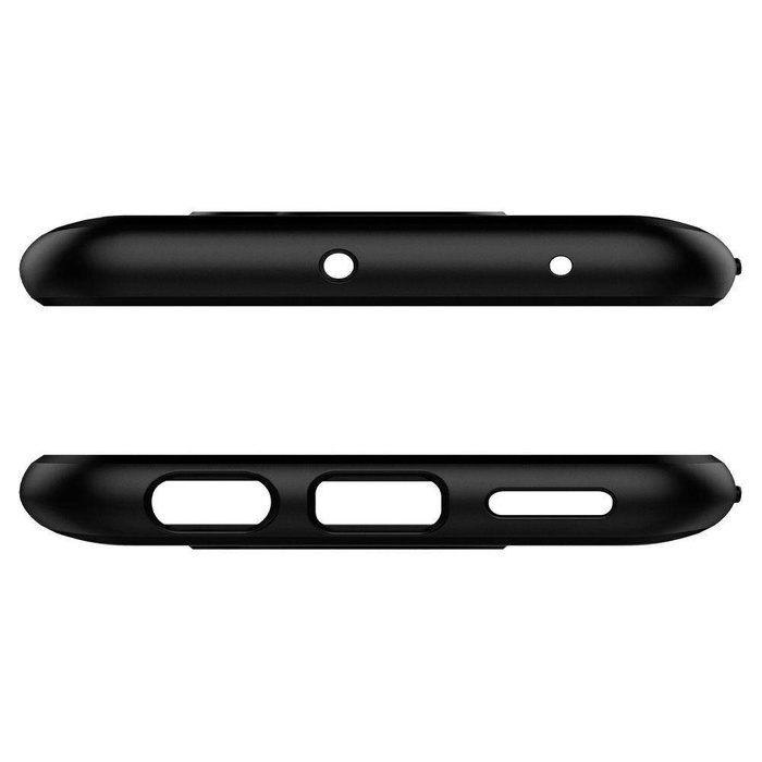 Telefontok SPIGEN Xiaomi Redmi Note 9 / Redmi 10X Rugged Armor Matte Black Fekete fekete tok