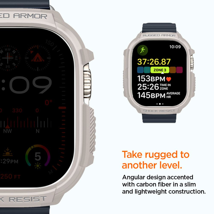Spigen Rugged Armor Apple Watch ULTRA 1 / 2 (49 MM) DUNE BEIGE