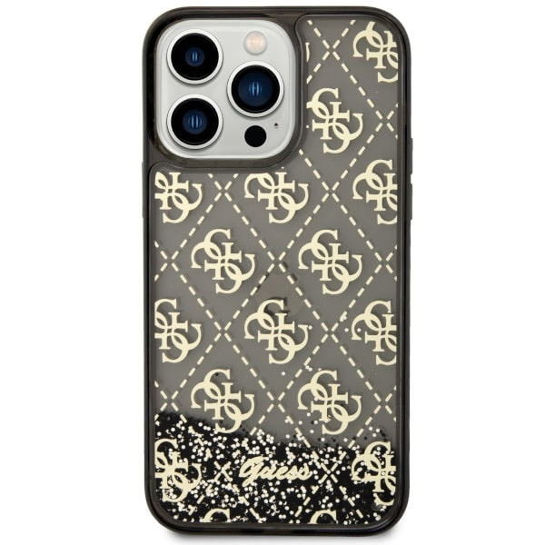 Hülle Guess GUHCP14XLC4PSGK iPhone 14 Pro Max 6,7" schwarz/schwarz hartcase Liquid Glitter 4G Transculent Case