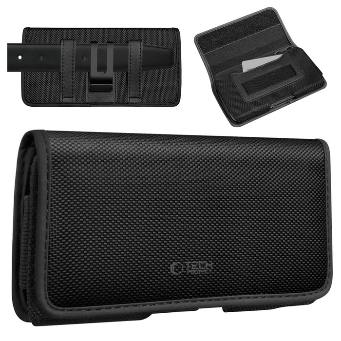 TECH-PROTECT SM90 UNIVERSAL PHONE HOLSTER POUCH 5.8-6.8 INCH BLACK