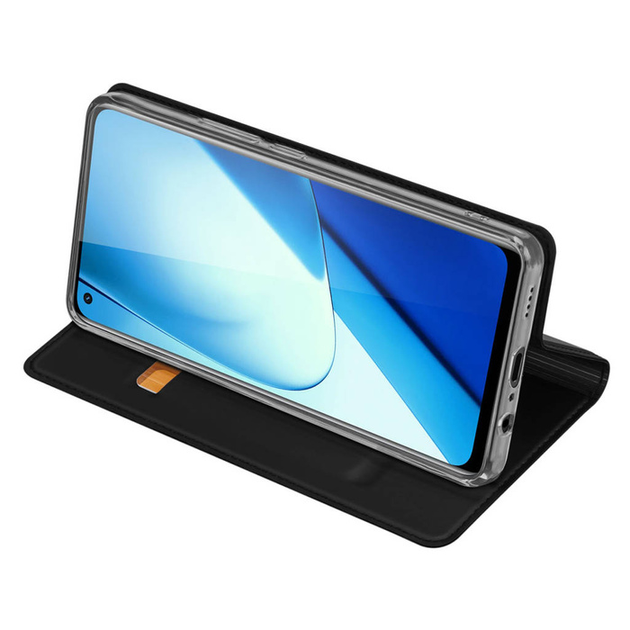 Dux Ducis Skin Pro Hülle Realme 11 Flip Card Wallet Stand Schwarz