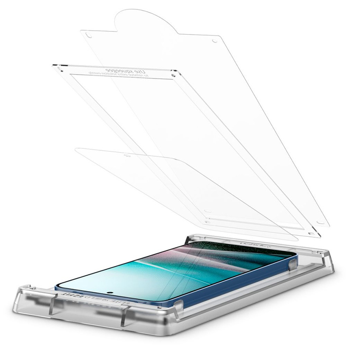 Glas Spigen HYBRID ELITE SCHILD "EZ FIT" HD GALAXY S25 KLAR