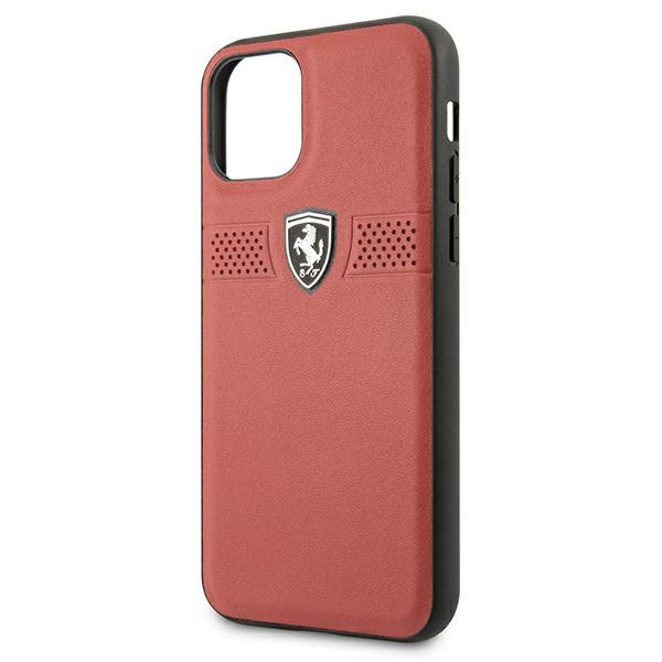 Ferrari FEOBAHCN58RE iPhone 11 Pro 5,8" piros/piros kemény tok Off Track Leather
