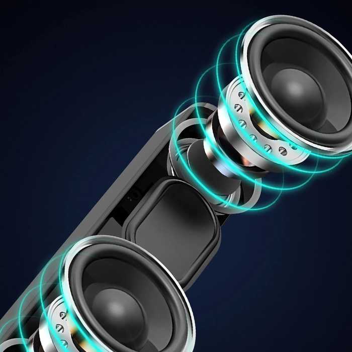 Dudao Y2+ Bluetooth 5.0 Lautsprecher 2400 mAh - Schwarz