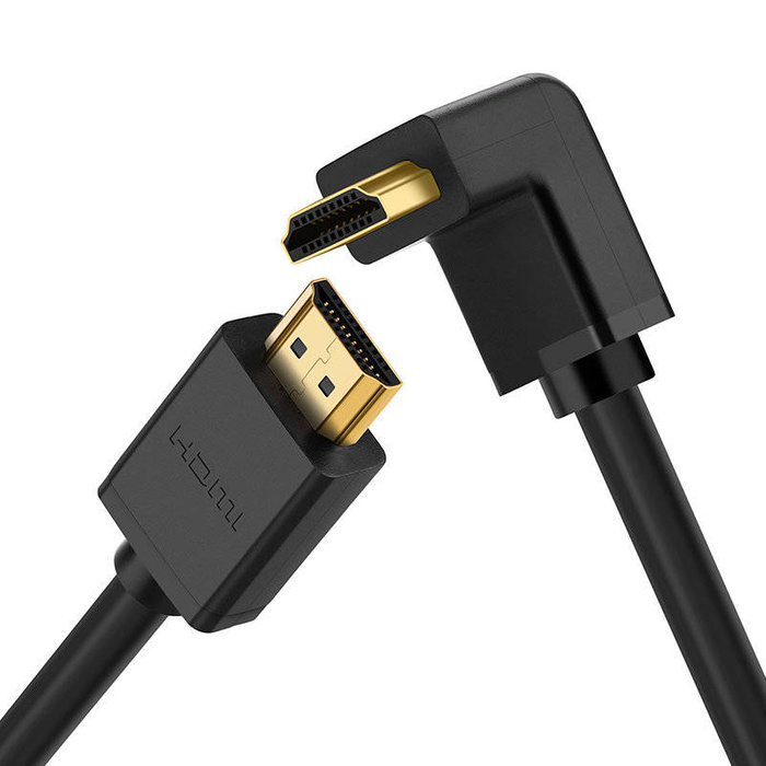 Ugreen kabel 90° úhel HDMI 4K x 2K 1m černý (HD103)