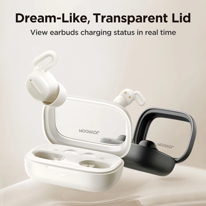 Cuffie TWS Joyroom JR-TS1 Cozydots Series con Bluetooth 5.3 e cancellazione del rumore - bianche