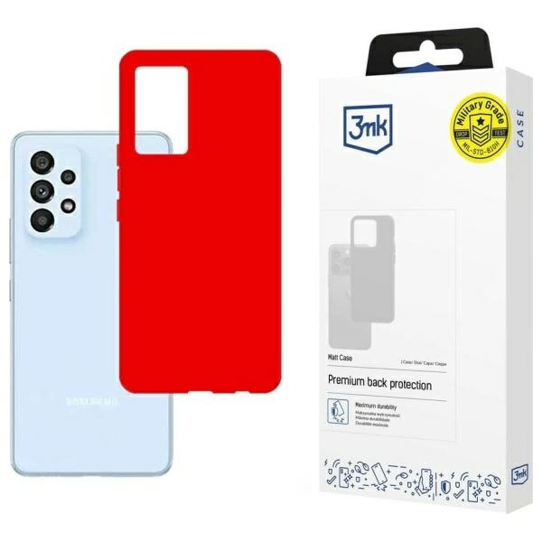 Hülle 3mk Samsung Galaxy A53 5G Matt Rot Case