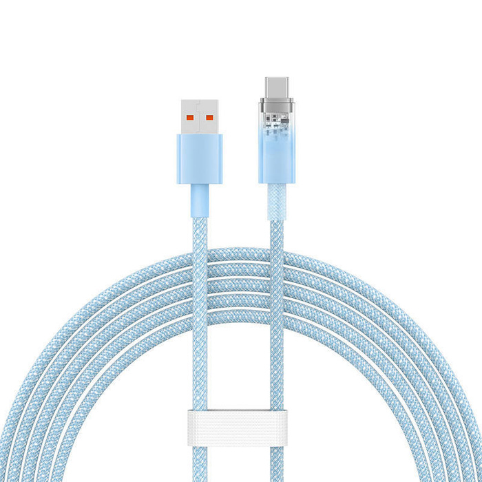 Quick Charge Cable Baseus Explorer Series USB to USB-C 100W, 2m (Blue)