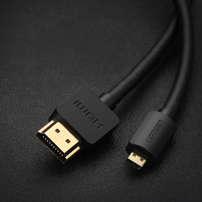 Ugreen HD127 micro HDMI - HDMI 2.0 kabel 1 m - černý