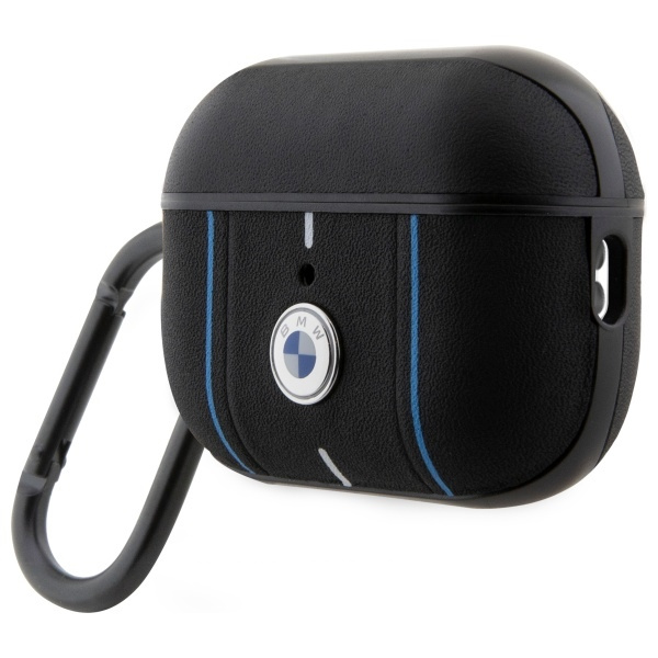BMW BMAP222RVSK Cubierta de los AirPods Pro 2 (2022/2023) Líneas de color negro/negro