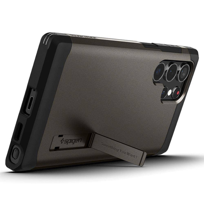 Cover Spigen GALAXY S22 ULTRA Tough Armor GUNMETAL