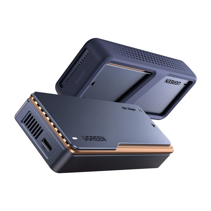 M.2 NVMe SSD enclosure Ugreen D703, USB4 (gray)