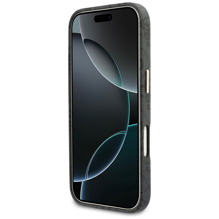 Etui Guess 4G Script MagSafe do iPhone   17 Pro czarny