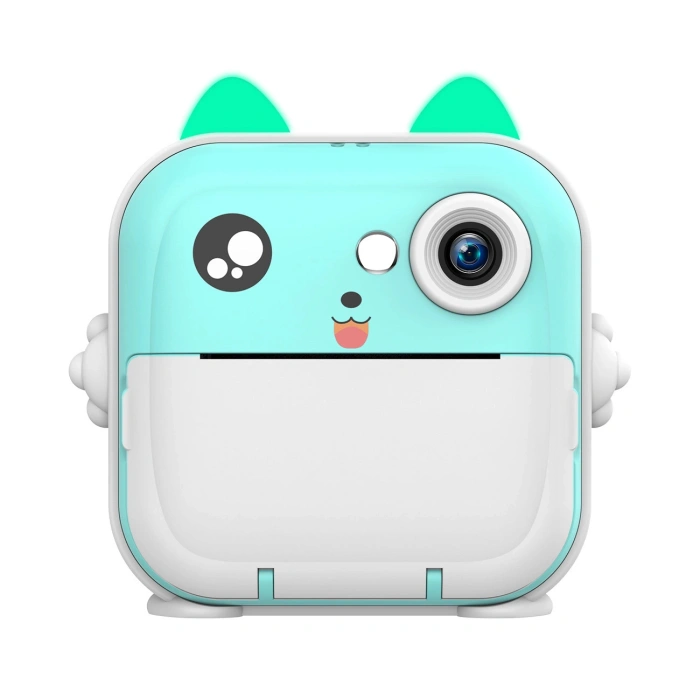 Aparat z drukarką termiczną Wozinsky WDT-02 kamera, dla dzieci - niebieski