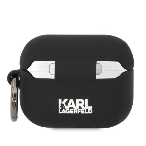 Karl Lagerfeld KLAPRUNIKK AirPods Pro kryt černý/černý Silikon Karl Head 3D