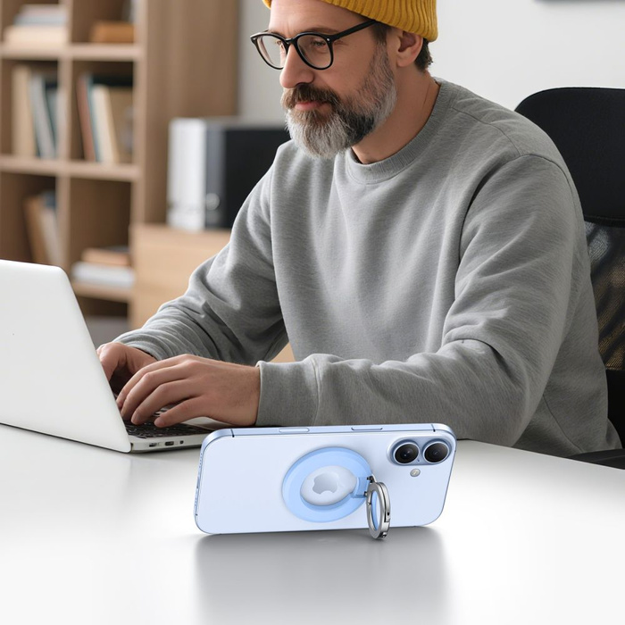 TECH-PROTECT MMR500 MAGNETIC MAGSAFE PHONE RING BABY BLUE