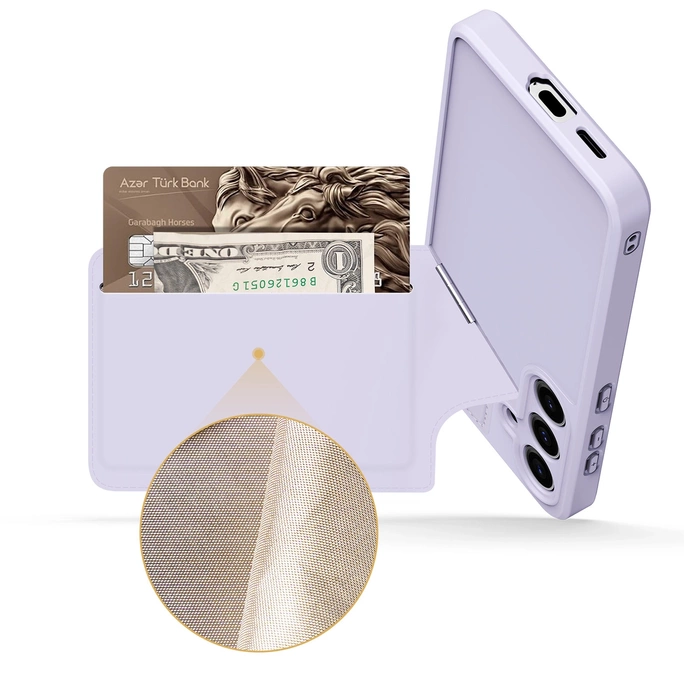 Coque Rafi II Mag pour Samsung S24 Plus - Violet