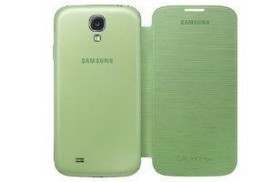 Puzdro SAMSUNG Galaxy S4 SIV I9500 I9505 Flip cover Puzdro EF-FI950BGEST1 Lime