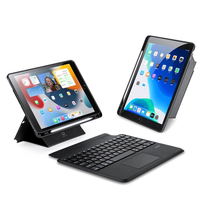 Dux Ducis DK Series Funda con teclado Bluetooth para Apple iPad 7/8/9 10.2&#39;&#39;/iPad Air 3/iPad Pro 10.5&#39;&#39; (2017) - Negro