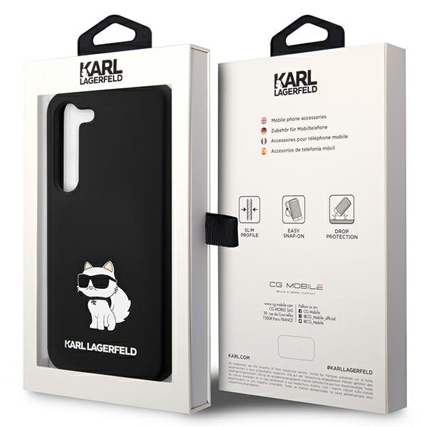 Obal Karl Lagerfeld Silicone Nft Choupette - Obal Samsung Galaxy S23 Plus (černý) Case