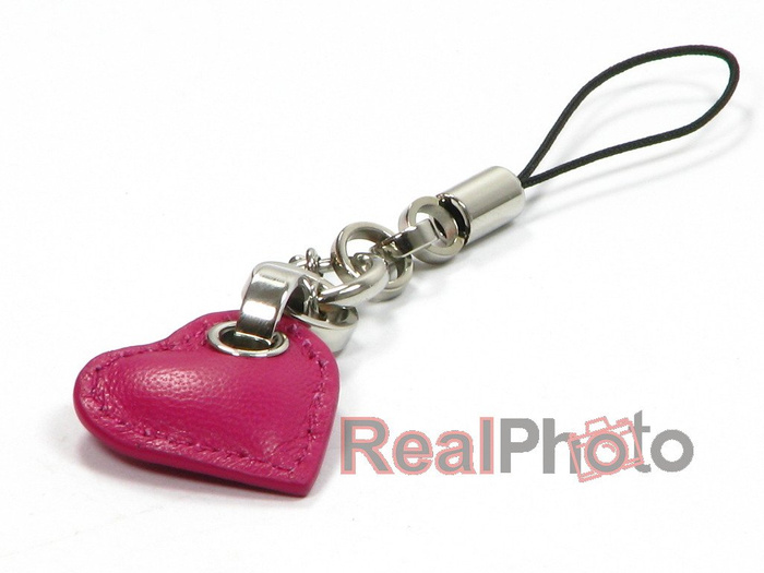 Elegáns gyönyörű szív címke a Telefonu rózsaszín bőr Dyberg-Kernhez 