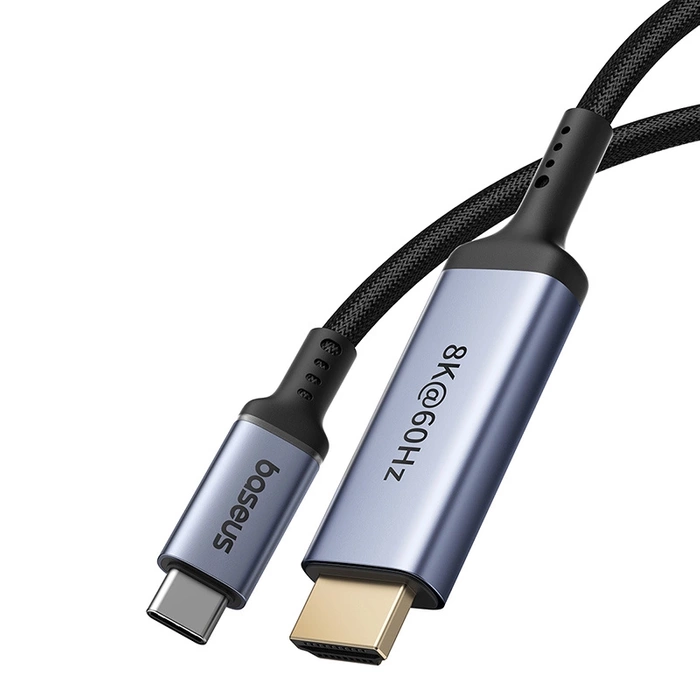 USB-C - Câble HDMI Baseus BS-OH064 8K 60Hz 1,5m - noir