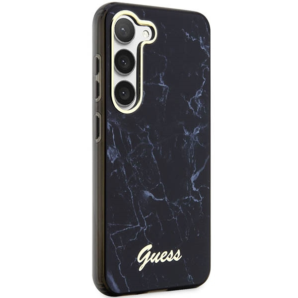 Coque Guess GUHCS23MPCUMAK S23 +S916 noir/noircase Marbre Case