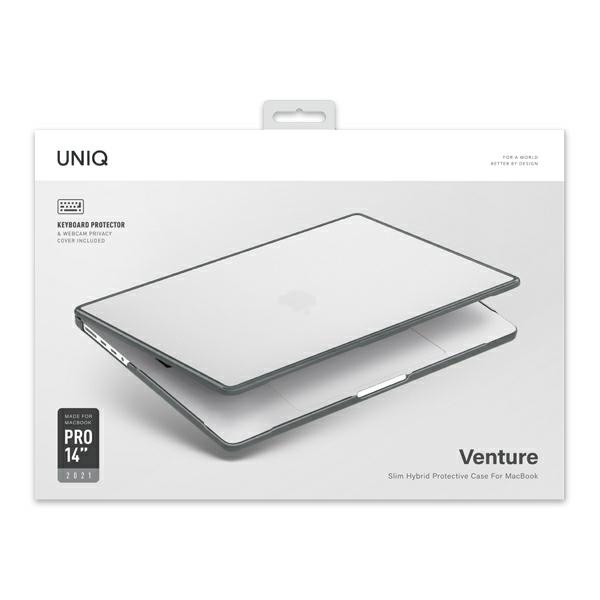 UNIQ coque Venture MacBook Pro 14" (2021) gris/chaRCoal frost grey