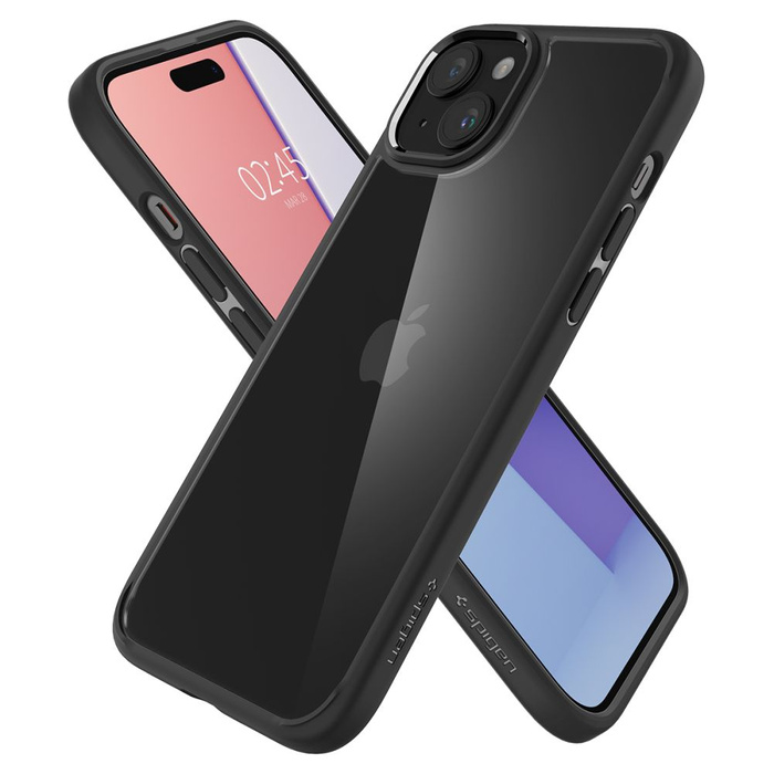 Coque Spigen Ultra Hybrid iPhone 15 MATTE Noir Case