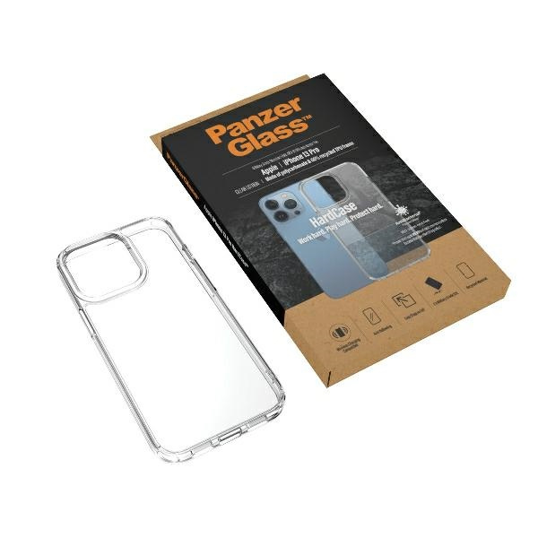 PanzerGlass HardCase iPhone 13 Pro 6.1" Antibakteriell Militärische Qualität klar 0323