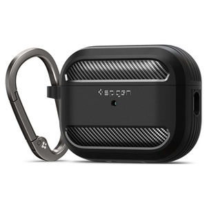 Hülle Spigen Rugged Armor Apple AIRPODS PRO 1 / 2 MATTE SCHWARZ