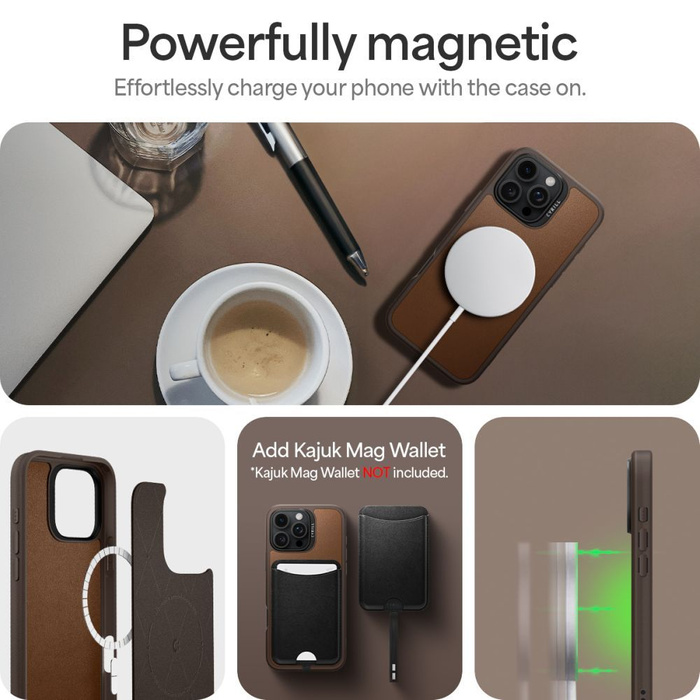 Hülle Spigen Mag MagSafe IPhone CYRILL KAJUK 16 PRO SATTEL BRAUN