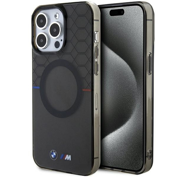 BMW BMHMP15XHGPK iPhone 15 Pro Max 6.7" gris/gris durocase Patrón MagSafe