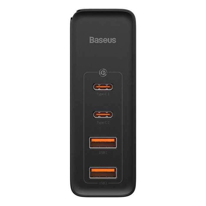 Baseus GaN2 Pro chargeur mural rapide 100W USB / USB Typ C Quick Charge 4+ Power Delivery (nitrure de gallium) noir (CCGAN2P-L01)