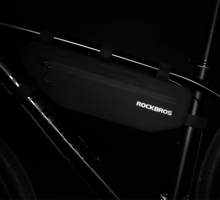 Rockbros AS-043 bicycle bag with Velcro 3l - black