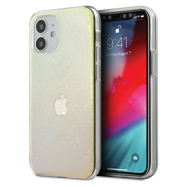 Cover GUESS Apple iPhone 12 Mini 5.4 4G 3D Pattern Collection GUHCP12S3D4GIRBL Opal Hardcase