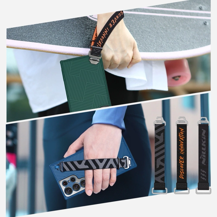 Etui Nillkin Strap do Samsung Galaxy S23 Ultra (zielone)
