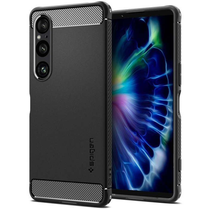 Hülle Spigen Rugged Armor MATTE Sony Xperia 1 Vi Schwarz